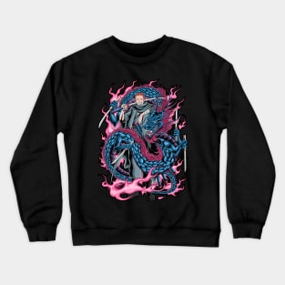 Samurai Dragon Crewneck Sweatshirt